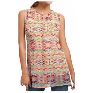 Cabi Style #760 Aztec Tunic Blouse Size M